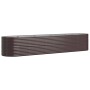 Steel powder-coated brown raised garden bed planter 368x80x68 cm by vidaXL, Pots and planters - Ref: Foro24-318965, Price: 15...