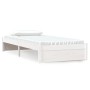 Estructura de cama madera maciza de pino blanco 90x190 cm de vidaXL, Camas y somieres - Ref: Foro24-833228, Precio: 130,03 €,...