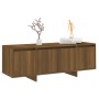 Oak brown plywood TV cabinet 120x30x40.5 cm by vidaXL, TV Furniture - Ref: Foro24-813052, Price: 76,48 €, Discount: %