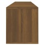 Oak brown plywood TV cabinet 120x30x40.5 cm by vidaXL, TV Furniture - Ref: Foro24-813052, Price: 76,48 €, Discount: %