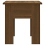 Mesa de centro madera de ingeniería marrón roble 40x40x42 cm de vidaXL, Mesas de centro - Ref: Foro24-813073, Precio: 22,84 €...