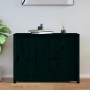 Solid black pine wood sideboard 100x35x74 cm by vidaXL, Sideboards - Ref: Foro24-814563, Price: 141,44 €, Discount: %