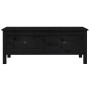 Solid black pine wood coffee table 100x50x40 cm by vidaXL, Coffee table - Ref: Foro24-814608, Price: 115,91 €, Discount: %