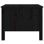 Solid black pine wood coffee table 100x50x40 cm by vidaXL, Coffee table - Ref: Foro24-814608, Price: 115,91 €, Discount: %