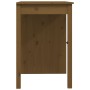 Solid pine wood desk in honey brown color, 100x50x75 cm by vidaXL, Desks - Ref: Foro24-814632, Price: 126,51 €, Discount: %