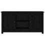 TV-Ständer aus massivem Kiefernholz schwarz 103x36,5x52 cm von vidaXL, TV-Möbel - Ref: Foro24-814588, Preis: 103,04 €, Rabatt: %