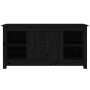 Solid black pine wood TV cabinet 103x36.5x52 cm by vidaXL, TV Furniture - Ref: Foro24-814578, Price: 99,74 €, Discount: %