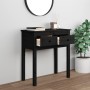 Solid black pine wood console table 70x35x75 cm by vidaXL, Side tables - Ref: Foro24-814613, Price: 84,99 €, Discount: %