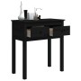 Mesa consola de madera maciza de pino negro 70x35x75 cm de vidaXL, Mesas auxiliares - Ref: Foro24-814613, Precio: 84,52 €, De...