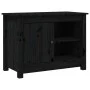 Solid black pine wood TV stand 70x36.5x52 cm by vidaXL, TV Furniture - Ref: Foro24-814583, Price: 83,31 €, Discount: %
