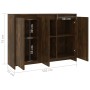 Aparador de madera de ingeniería roble ahumado 102x33x75 cm de vidaXL, Aparadores - Ref: Foro24-813014, Precio: 68,50 €, Desc...