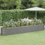 Jardinera arriate acero recubrimiento polvo gris 440x80x68 cm de vidaXL, Maceteros y jardineras - Ref: Foro24-318969, Precio:...