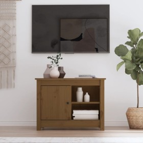 Solid pine wood TV cabinet honey brown 70x36.5x52 cm by vidaXL, TV Furniture - Ref: Foro24-814582, Price: 87,12 €, Discount: %