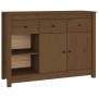 Solid pine wood sideboard in honey brown color, 100x35x74 cm by vidaXL, Sideboards - Ref: Foro24-814557, Price: 187,76 €, Dis...