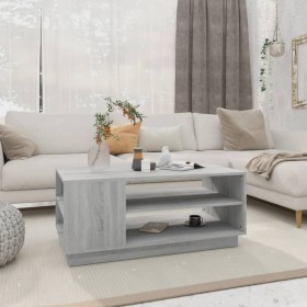 Sonoma gray engineered wood coffee table 102x55x43 cm by vidaXL, Coffee table - Ref: Foro24-813084, Price: 58,20 €, Discount: %