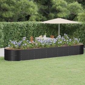 Steel flower bed anthracite powder coated 510x140x68cm by vidaXL, Pots and planters - Ref: Foro24-319116, Price: 244,60 €, Di...