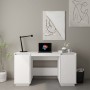 Solid white pine wood desk 140x50x75 cm by vidaXL, Desks - Ref: Foro24-814325, Price: 163,76 €, Discount: %