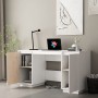 Solid white pine wood desk 140x50x75 cm by vidaXL, Desks - Ref: Foro24-814325, Price: 163,93 €, Discount: %