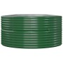 Green powder coated steel flower bed planter 510x140x68 cm by vidaXL, Pots and planters - Ref: Foro24-319113, Price: 248,79 €...