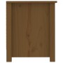 Armario zapatero madera maciza pino marrón miel 110x38x45,5cm de vidaXL, Zapateros y organizadores de calzado - Ref: Foro24-8...