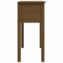 Honey brown solid pine wood console table 70x35x75 cm by vidaXL, Side tables - Ref: Foro24-814612, Price: 85,93 €, Discount: %