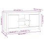 TV-Schrank aus massivem honigbraunem Kiefernholz, 103 x 36,5 x 52 cm von vidaXL, TV-Möbel - Ref: Foro24-814587, Preis: 76,50 ...