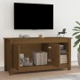 Mueble de TV madera maciza de pino marrón miel 103x36,5x52 cm de vidaXL, Muebles TV - Ref: Foro24-814592, Precio: 111,73 €, D...