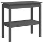 Solid gray pine wood console table 80x40x75 cm by vidaXL, Side tables - Ref: Foro24-814306, Price: 89,08 €, Discount: %