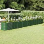 Green powder coated steel flower bed planter 620x80x68 cm by vidaXL, Pots and planters - Ref: Foro24-318978, Price: 310,99 €,...