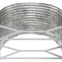 Steel flower bed silver powder coated planter 396x100x68 cm by vidaXL, Pots and planters - Ref: Foro24-319077, Price: 205,72 ...