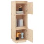 Aparador de madera maciza de pino 38x35x117 cm de vidaXL, Aparadores - Ref: Foro24-814359, Precio: 106,21 €, Descuento: %