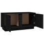 Solid black pine wood TV stand 80x35x40.5 cm by vidaXL, TV Furniture - Ref: Foro24-814473, Price: 51,18 €, Discount: %