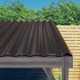 Roof panels 12 units brown coated steel 100x36 cm by vidaXL, Roof tiles and roof tiles - Ref: Foro24-319144, Price: 83,33 €, ...