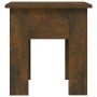 Smoked oak engineered wood coffee table 40x40x42 cm by vidaXL, Coffee table - Ref: Foro24-813071, Price: 22,29 €, Discount: %