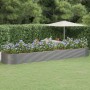 Steel powder-coated gray planter bed 584x140x68 cm by vidaXL, Pots and planters - Ref: Foro24-319119, Price: 225,19 €, Discou...