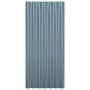 Roof panels 36 units gray coated steel 80x36 cm by vidaXL, Roof tiles and roof tiles - Ref: Foro24-319139, Price: 146,01 €, D...