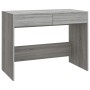 Gray Sonoma engineered wood desk 101x50x76.5 cm by vidaXL, Desks - Ref: Foro24-812997, Price: 78,01 €, Discount: %