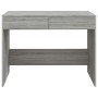 Gray Sonoma engineered wood desk 101x50x76.5 cm by vidaXL, Desks - Ref: Foro24-812997, Price: 78,01 €, Discount: %