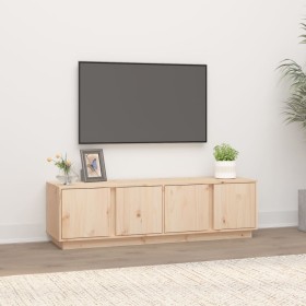 Solid pine wood TV stand 140x40x40 cm by vidaXL, TV Furniture - Ref: Foro24-814459, Price: 140,09 €, Discount: %