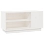 TV cabinet solid white pine wood 80x35x40.5 cm by vidaXL, TV Furniture - Ref: Foro24-814405, Price: 52,57 €, Discount: %