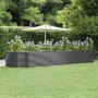 Gray powder coated steel flower bed planter 447x140x68 cm by vidaXL, Pots and planters - Ref: Foro24-319111, Price: 201,99 €,...