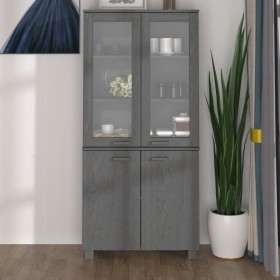 HAMAR sideboard dark gray solid pine wood by vidaXL, Sideboards - Ref: Foro24-3100928, Price: 259,87 €, Discount: %