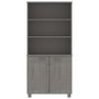 Aparador HAMAR madera de pino maciza gris claro de vidaXL, Aparadores - Ref: Foro24-3100933, Precio: 194,08 €, Descuento: %