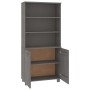 Aparador HAMAR madera de pino maciza gris claro de vidaXL, Aparadores - Ref: Foro24-3100933, Precio: 194,08 €, Descuento: %