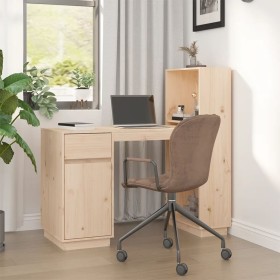 Solid pine wood desk 110x53x117 cm by vidaXL, Desks - Ref: Foro24-814509, Price: 172,76 €, Discount: %