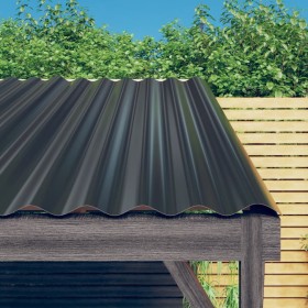 Roof panels 12 units anthracite coated steel 60x36 cm by vidaXL, Roof tiles and roof tiles - Ref: Foro24-319126, Price: 61,99...