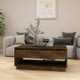 Smoked oak engineered wood coffee table 102.5x55x44cm by vidaXL, Coffee table - Ref: Foro24-812978, Price: 69,16 €, Discount: %