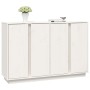 Solid white pine wood sideboard 120x35x80 cm by vidaXL, Sideboards - Ref: Foro24-814495, Price: 170,99 €, Discount: %