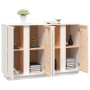 Aparador de madera maciza de pino blanco 120x35x80 cm de vidaXL, Aparadores - Ref: Foro24-814495, Precio: 170,99 €, Descuento: %