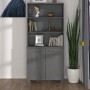 HAMAR solid pine wood sideboard in dark gray by vidaXL, Sideboards - Ref: Foro24-3100932, Price: 181,91 €, Discount: %